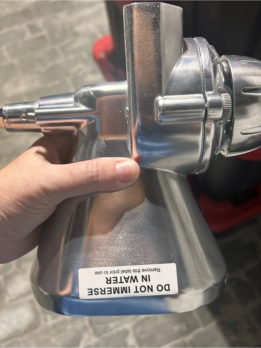 KitchenAid Stand Mixer Silver Grain Mill Attachment